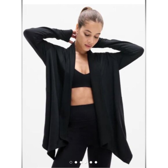 Athleta Pranayama Restore Wrap Black size S - Picture 1 of 8